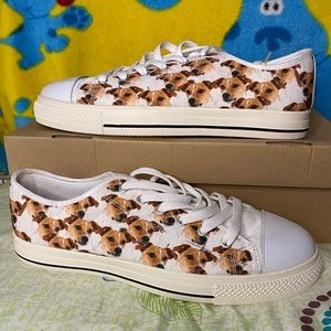 BRAND NEW Jack Russell Terrier dog low top shoes